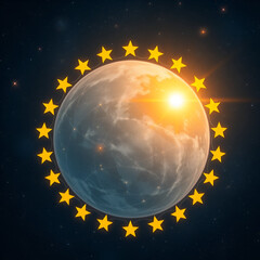 Wall Mural - moon and stars