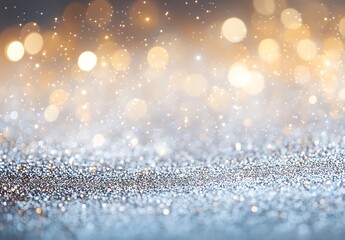 Poster - Abstract Bokeh Background with Glowing Lights and Soft Focus Effect