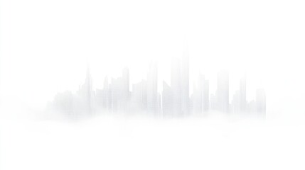 Poster - Abstract cityscape skyline, hazy background, urban design, graphic illustration, potential use in presentations, posters, or websites
