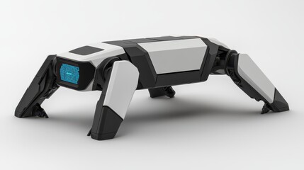 Poster - Futuristic Quadruped Robot Design with Sleek and Modern Features