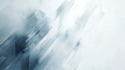 Poster - Abstract architectural perspective, urban cityscapes, futuristic, digital art, concept design