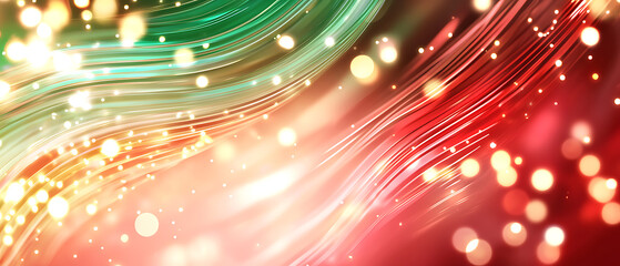 Poster - Dynamic light trails and bokeh effects abstract art colorful background digital design creative concepts