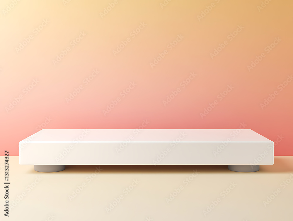 Minimalist furniture display modern studio product showcase clean ...