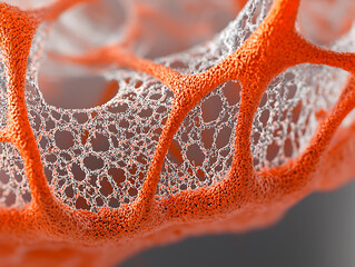 Poster - Exploring intricate cellular structures microscope lab scientific photography controlled environment close-up view life sciences