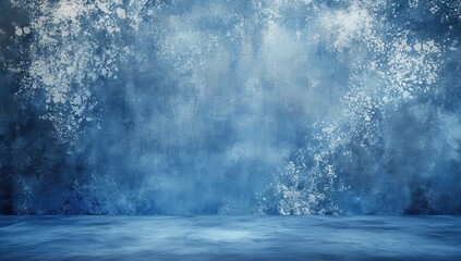 Poster - Abstract blue background with texture and artistic design for creative projects and digital uses in various applications and formats