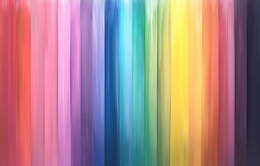 Leinwandbilder - Vibrant and colorful abstract painting featuring streaks of various hues blending beautifully : Generative AI