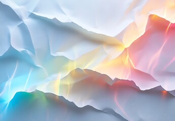 Poster - Abstract colorful crumpled paper texture ideal for background design or artistic projects : Generative AI