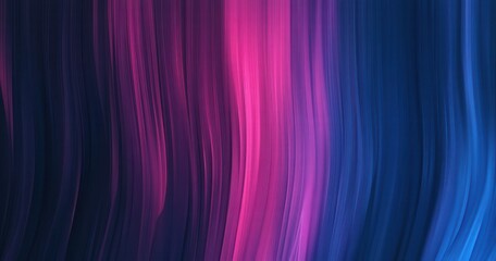 Poster - Abstract Vibrant Background with Flowing Lines in Shades of Purple and Blue Suitable for Digital Design, Wallpaper, or Creative Projects