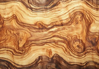 Poster - Beautiful Natural Wood Texture with Unique Grain Patterns and Warm Golden Brown Tones for Artistic and Design Purposes