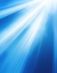 Fototapete - Bright Blue Radiance with Luminous Stripes Creating a Serene and Tranquil Atmosphere for Backgrounds and Design Projects