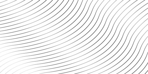 Fototapete - Curve wave seamless pattern line texture. abstract white and gray vector wave elegant striped diagonal line technology concept web texture background. geometric modern or simple minimal line vector.