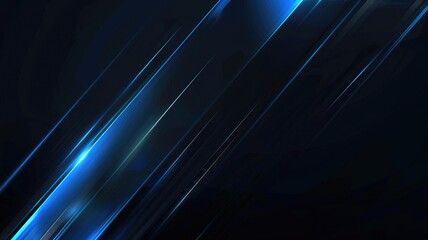 Poster - This abstract blue stripes background offers a sleek and modern design ideal for presentations. Featuring vibrant tones and smooth lines, it enhances visual appeal.