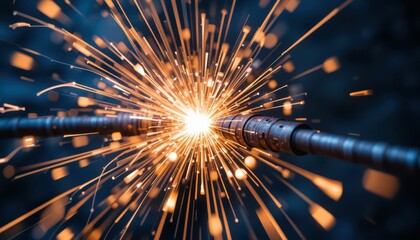 Poster - Sparkling Light Emission from Metal in Industrial Processes