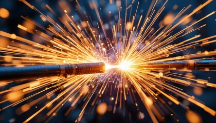 Poster - Dynamic Energy Sparks Emanating from Metal Contact in Dark Space
