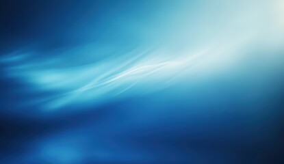 Poster - Serene Abstract Background with Soft Blue Gradient and Gentle Waves for Tranquil and Calming Visual Designs