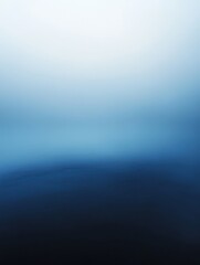 Poster - Serene Blue Abstract Background with Gradients and Soft Focus Ideal for Relaxation, Meditation, and Calming Visuals in Art and Design Projects