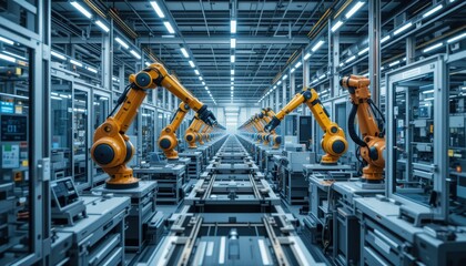 Poster - Industrial Robotics in a Modern Automated Factory Setting