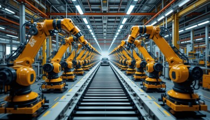 Poster - Advanced Robotics in Automated Car Manufacturing Assembly Line