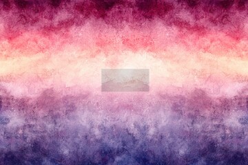 Poster - A grunge watercolor background featuring a beautiful gradient from deep purple and magenta to soft pink and light peach, creating a textured and artistic backdrop.