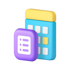 Poster - Time management planning efficiency and productivity 3d icon realistic vector illustration. Calendar schedule business meeting organizing agenda event and deadline reminder date appointment
