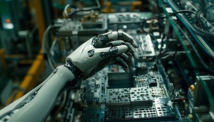 Poster - Robotic Arm Working on Complex Circuit Board