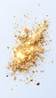 © Supriyono - Golden glitter explosion on light background
