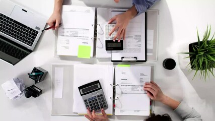 Aufkleber - accountants doing tax audit and compliance