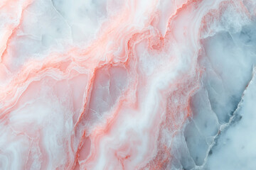 Poster - Abstract pink and white marble texture background image art vein stone color style decor swirl design
