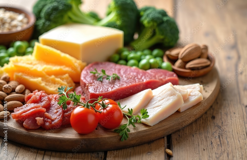 Assorted protein rich food sources beef steak, white fish fillet slices ... - Fish Vs Beef Bone Meal Protein Sources