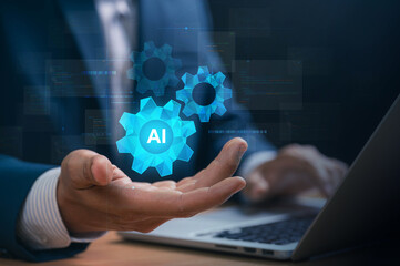 Aufkleber - AI Workflow Automation and Smart Process Optimization for Business Growth and Data Intelligence. Transforming industries with intelligent automation, predictive analytics for operational efficiency.