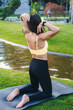 © Strelciuc - A Comprehensive Dynamic Stretching Routine in a Beautiful and Serene Outdoor Setting
