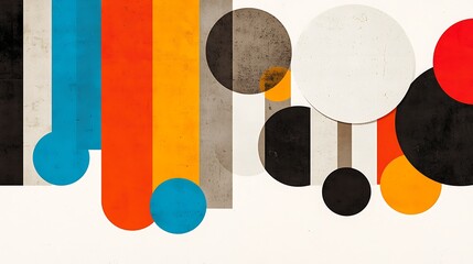 Poster - Vibrant Abstract Representation of Digital Connectivity and Access