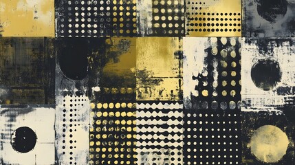 Leinwandbilder - Vintage Grunge Textured Abstract Paint Pattern on Wall Background