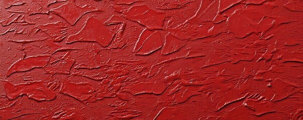 Poster - A banner with a luxurious red background, adorned with textured marbled stone or rock and elegant holiday colors