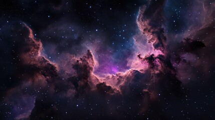 Wall Mural - stunning cosmic nebula revealing colors in the vast universe generative ai