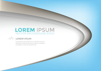 Poster - Vector background with spaces for text design