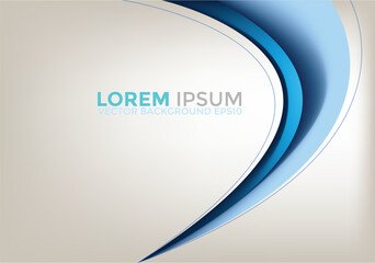 Poster - Vector background with spaces for text design