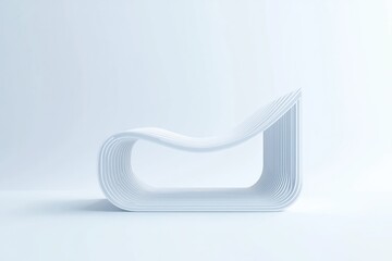 Fototapete - 3D checkout icon, sleek and minimalist design for transactions on solid white background.