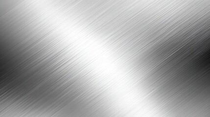 Poster - shimmering metallic surface with diagonal light reflection, ideal for backgrounds and textures