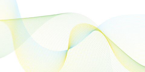 Poster - abstract colorful blue, pink blend wave lines and technology background. modern colorful flowing wav