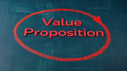 Poster - A red circle outlines the text 