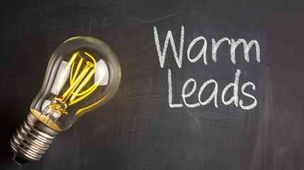 Poster - A light bulb beside the phrase 
