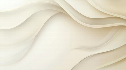 Poster - abstract serene waves: soft, flowing waves create a sense of calm, elegance, and artistic expression