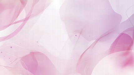 Poster - abstract pastel symphony: soft, swirling shapes in shades of pink and purple create a delicate, drea