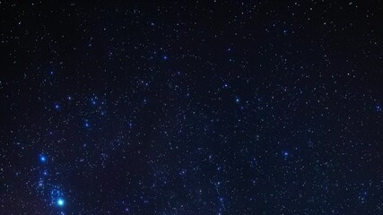 Wall Mural - milky way twinkling stars and constellations.