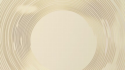 Poster - abstract golden rings: a captivating display of concentric golden rings create a mesmerizing effect,