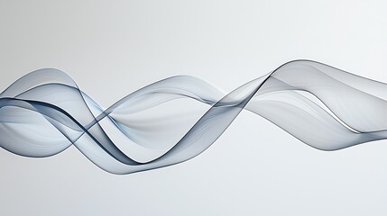 Poster - Abstract flowing ribbons (1)