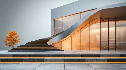 Poster - Modern Architectural Design with Sleek Lines