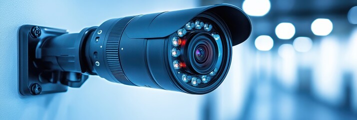 Poster - High-resolution motion detection camera for enhanced security monitoring indoors