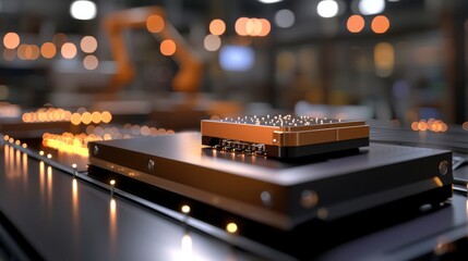 Poster - Industrial Robot Assembling EV Battery Components